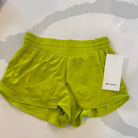 lululemon athletica Pants - Lululemon Athletica Women's Lime Green Athletic Shorts